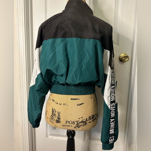 Riley & Jame “Money Maker” Lightweight Rain Bomber Jacket, size Large - Picture 11 of 13